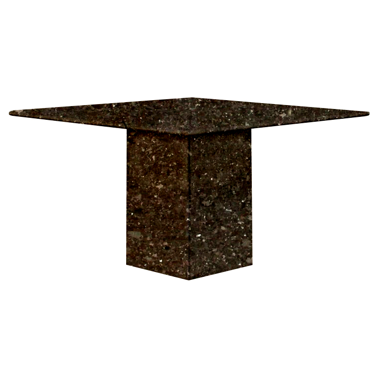 Antique Brown Small Square Granite Dining Table
