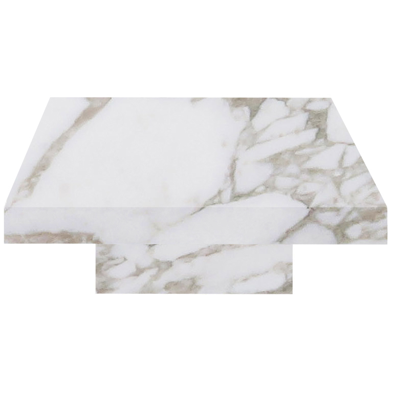 Calacatta Oro Extra Square Solid Marble Coffee Table