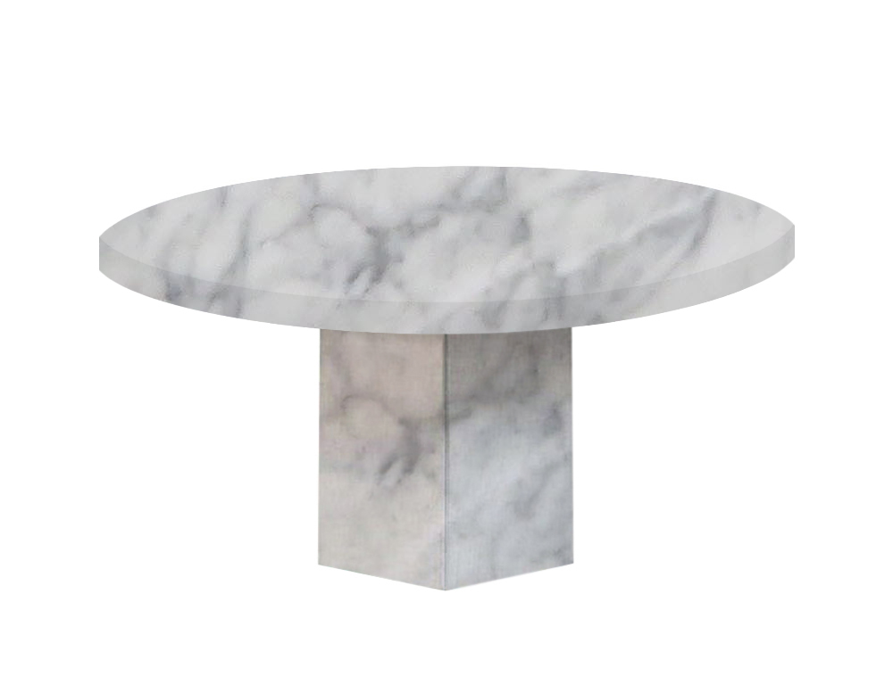 Carrara Santa Catalina Round Marble Dining Table