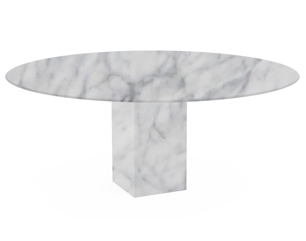 Carrara C Arena Oval Marble Dining Table