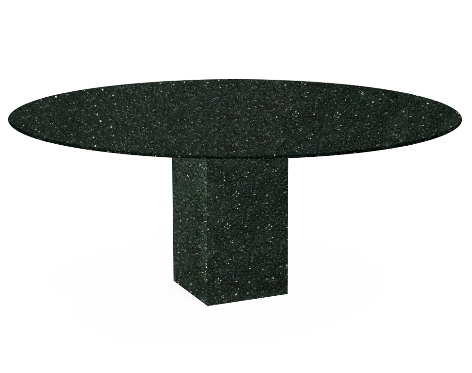 Emerald Pearl Arena Oval Granite Dining Table