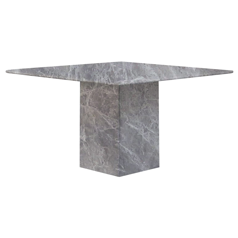 Emperador Grey Small Square Marble Dining Table