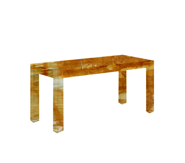Giallo Sienna Canaletto Solid Marble Dining Table