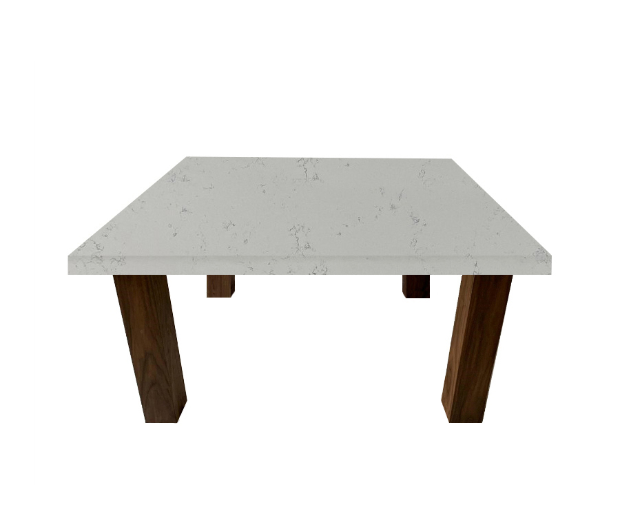 Massa Extra Square Coffee Table with Square Walnut Legs