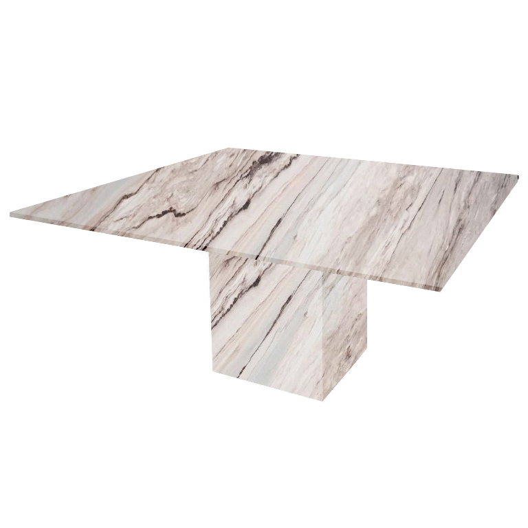 Palissandro Classico Bergiola Square Marble Dining Table